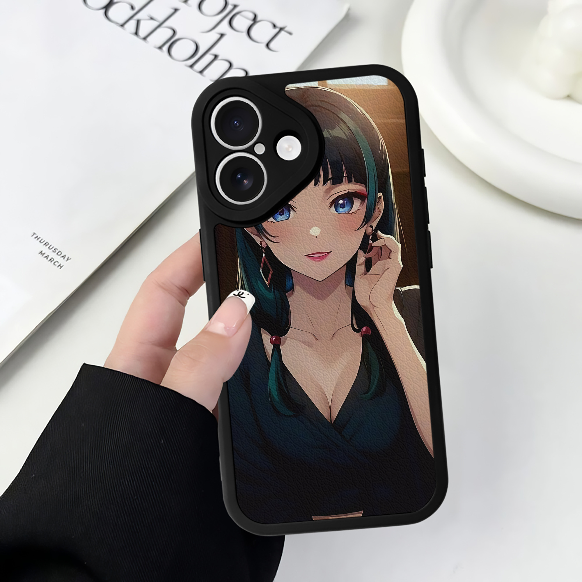 薬屋のひとりごと The Apothecary Diaries 【iPhone 16シリーズ対応】シリコンスマホケース（レザー調） 材質：シリコン